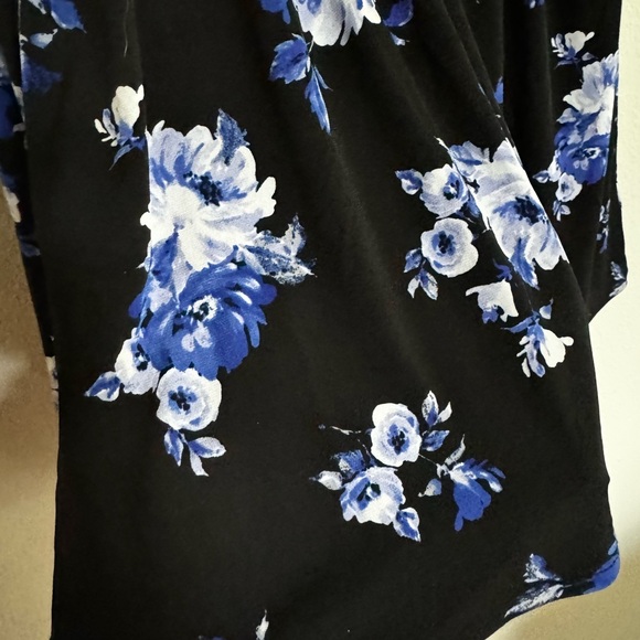 Torrid Black Floral Top - Picture 2 of 3